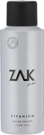 Zak Titanium Perfume Spray for Men - Eau De Toilette- 175ml