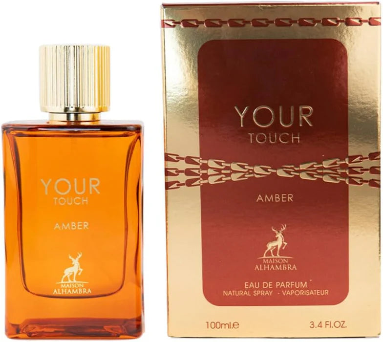 Your Touch Amber by Maison Alhambra for Men - Eau de Parfum - 100ml