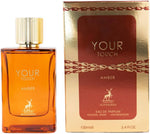 Your Touch Amber by Maison Alhambra for Men - Eau de Parfum - 100ml
