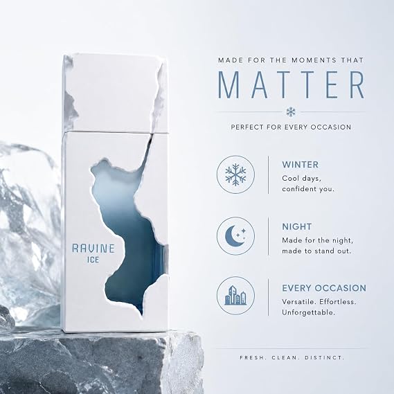 Ravine Ice by French Avenue for Unisex - Extrait de Parfum - 100ml