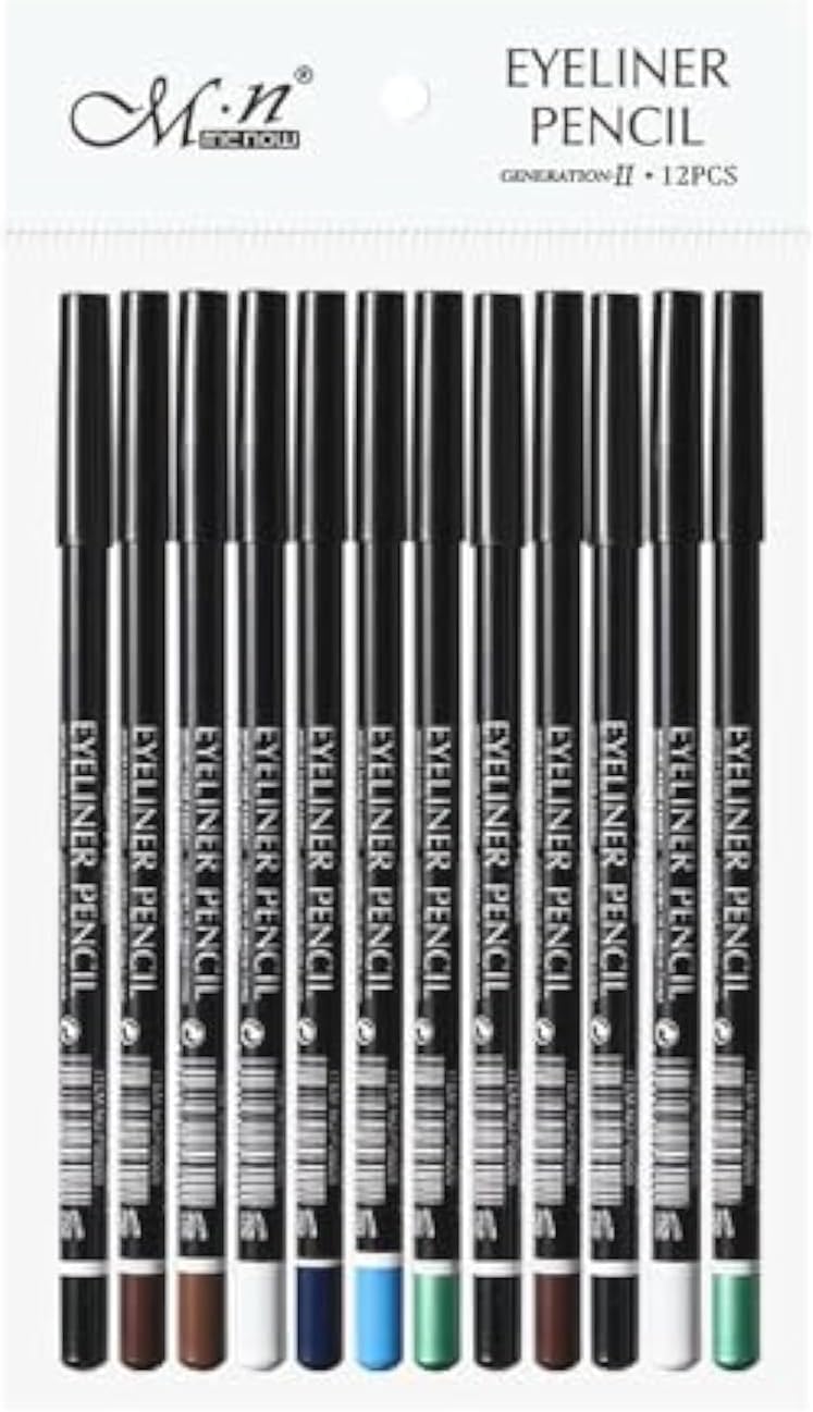 Me Now Eyeliners SET Coloured - 12 Pcs (Some colors may be the same)