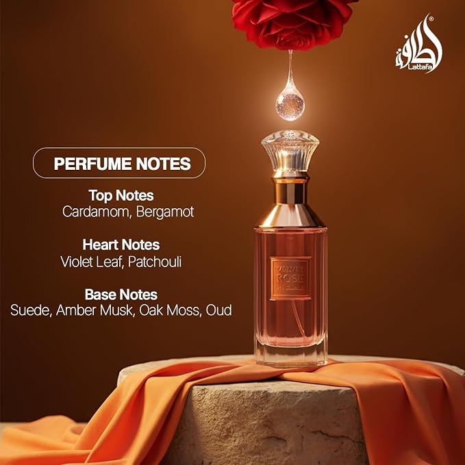 Velvet Rose by Lattafa for Unisex - Eau de Parfum - 100ml