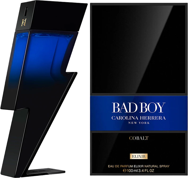 Bad Boy Cobalt Elixir by Carolina Herrera for Men - EDP Elixir - 100ml