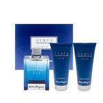 Acqua Essenziale Blu Salvatore Ferragamo for Men - Eau de Toilette - Set - 3Pcs (EDT 100 ml + After Shave Balm 100 ml + Shampoo & Shower Gel 100 ml)