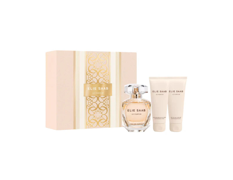 Elie Saab Le Parfumfor Women Gift Set 3Pieces - ( Le Parfum - Body Lotion -Shower Gel )