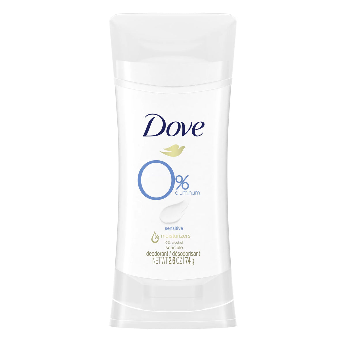 Dove 0% Aluminum Sensitive Deodorant Stick -74gm