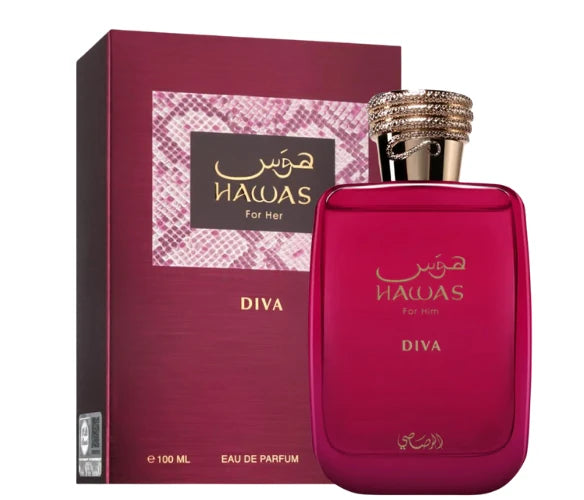 Rasasi Hawas Diva for Women - Eau de Parfum - 100ml