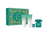 Crystal Emerald by Versace for Women - Eau de Parfum - Set (90ml + 5ml + 100ml Shower Gel + 100ml Body Lotion)