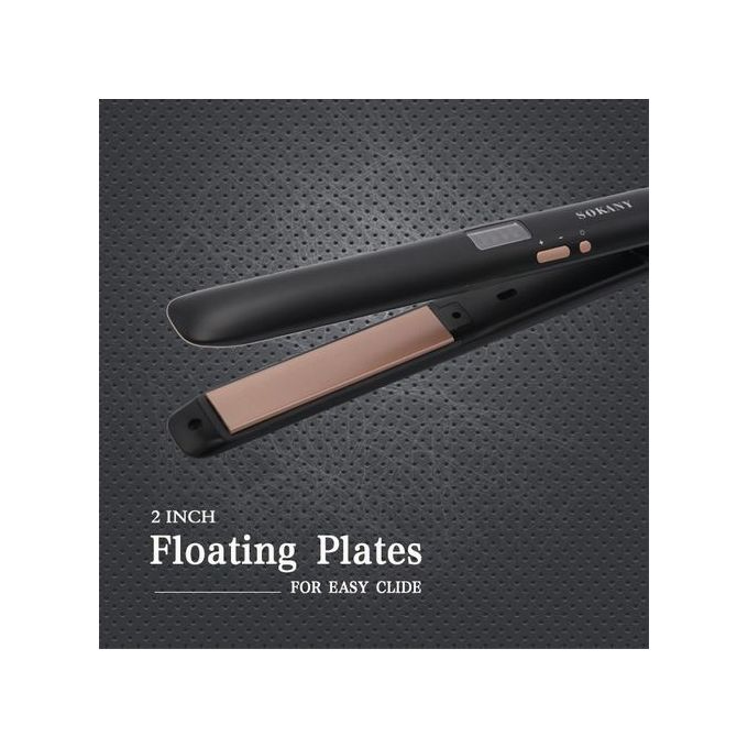 مكواة فرد الشعر سوكاني، لون أسود