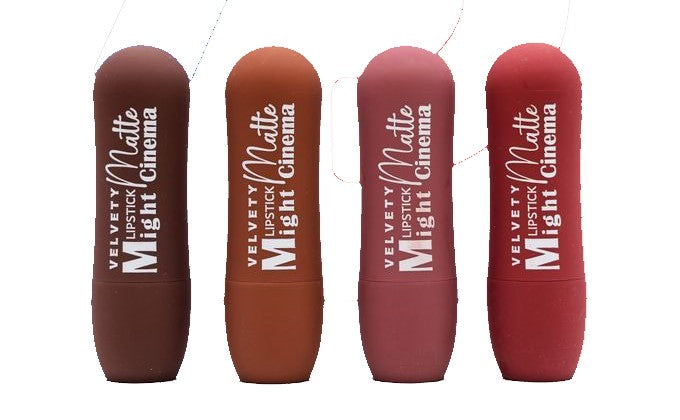 Might Cinema Matte Lipstick Velvety - 12 Colors