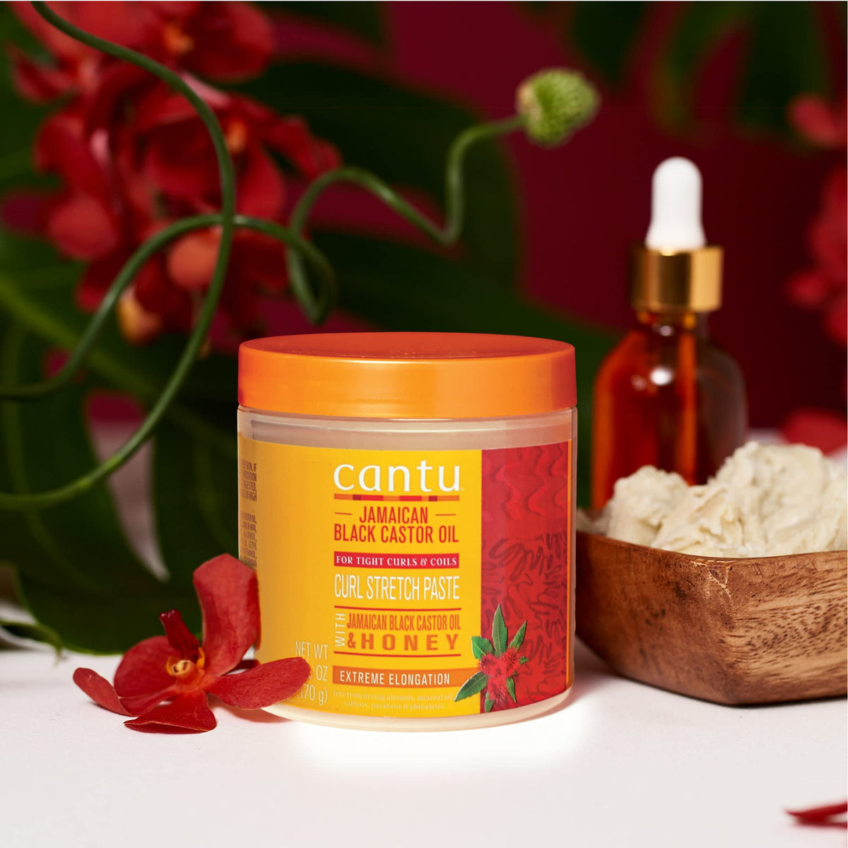 Cantu Jamaican Black Castor Oil Curl Stretch Paste- 170gm