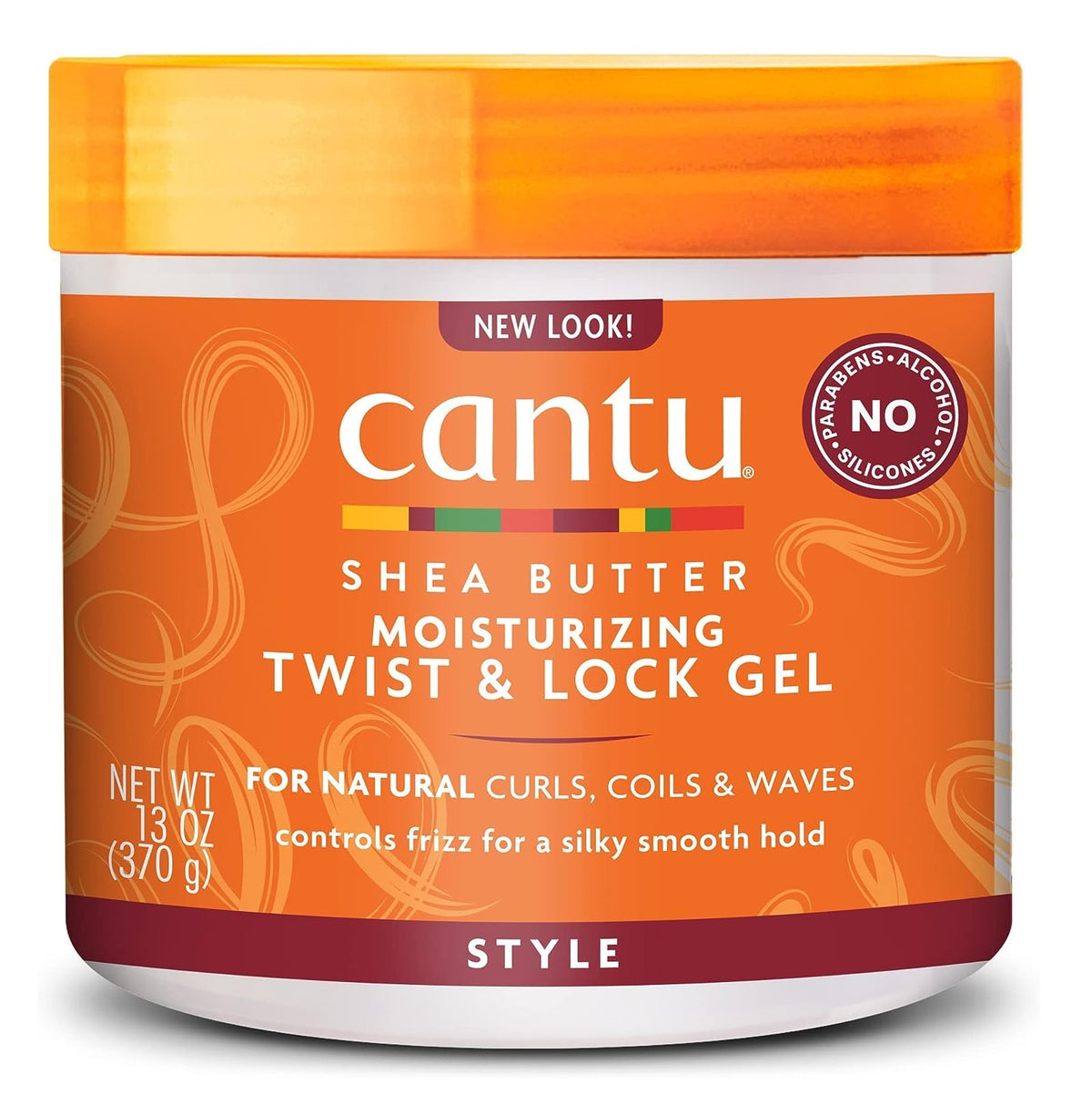Cantu Shea Butter Moisturizing Twist & Lock Gel - 370gm جل كانتو المرطب بزبدة الشيا تويست آند لوك