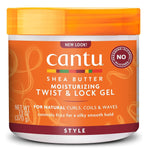 Cantu Shea Butter Moisturizing Twist & Lock Gel - 370gm جل كانتو المرطب بزبدة الشيا تويست آند لوك
