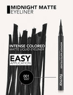 Flormar Midnight Matte Eyeliner, Black