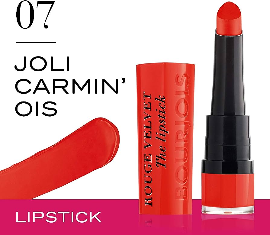 Bourjois Rouge Velvet The Lipstick - 07 Joli Carmin’Ois