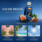 Safari Breeze by French Avenue for Unisex - Extrait de Parfum - 100ml