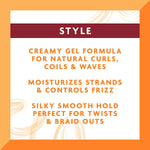 Cantu Shea Butter Moisturizing Twist & Lock Gel - 370gm جل كانتو المرطب بزبدة الشيا تويست آند لوك