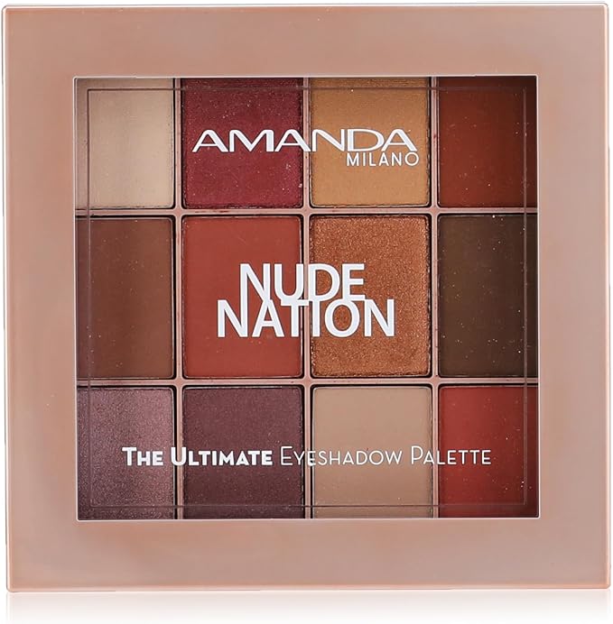 Amanda Nude Nation The Ultimate Eyeshadow Palette - 12 Shades