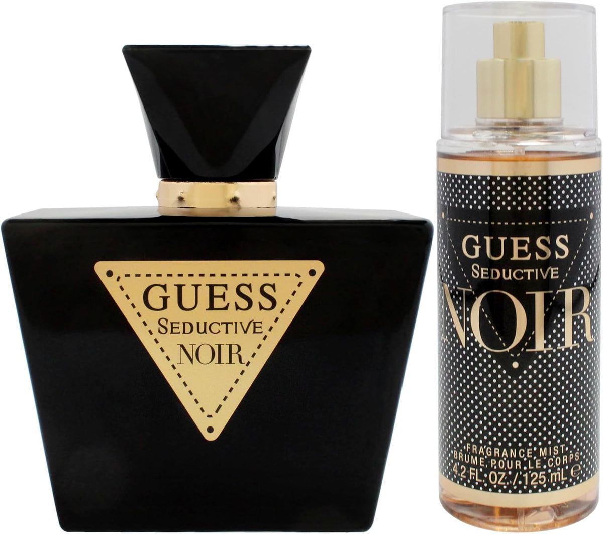 Guess Seductive Noir Gift Set for Women - ( Eau De Toilette 75ml & Body Mist 125ml )