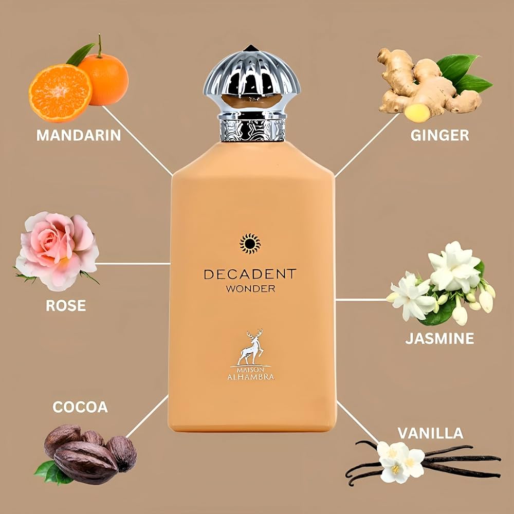 Decadent Wonder by Maison Alhambra for Unisex - Eau de Parfum - 100ml
