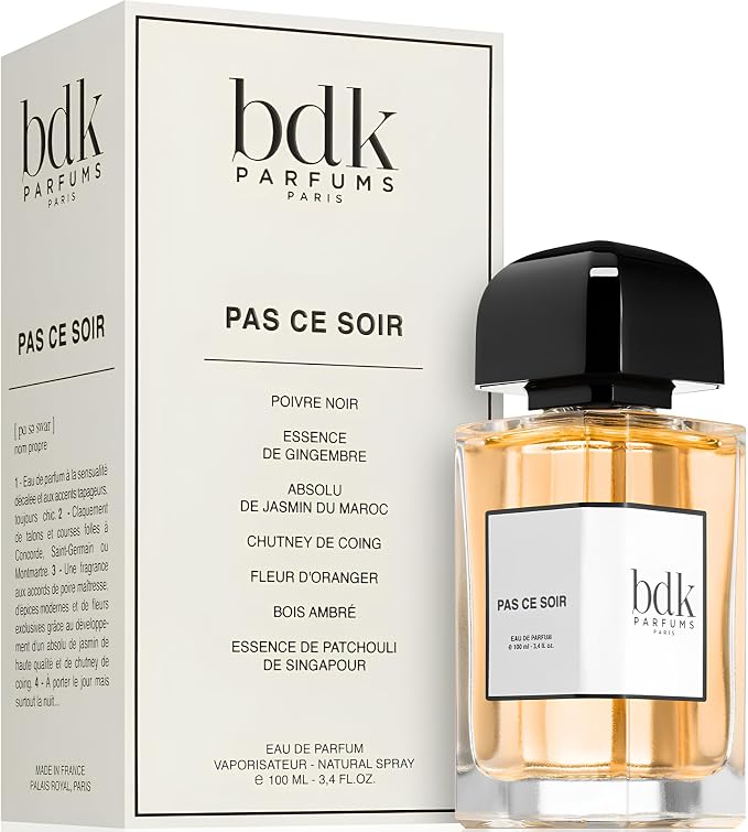 Pas Ce Soir by BDK Parfums for Unisex - Eau de Parfum - 100ml