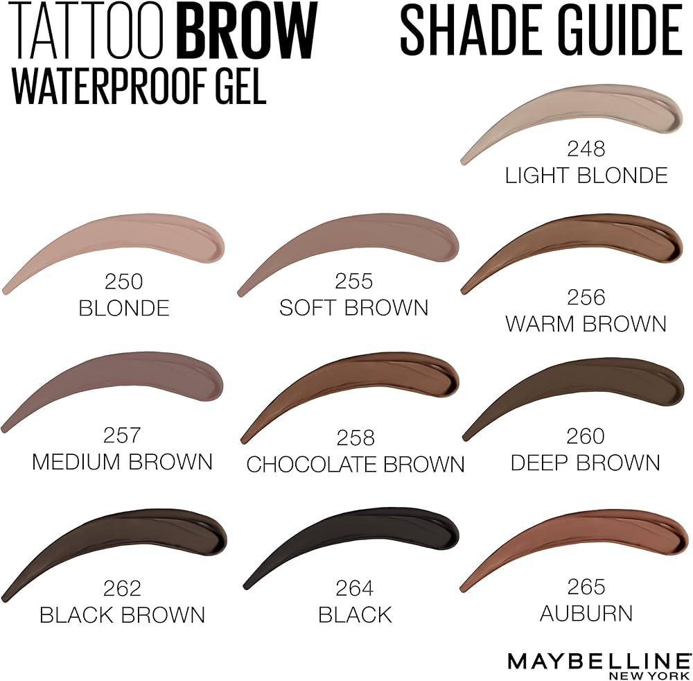Maybelline New York Tattoo Brow 3 Day Styling Gel - Warm Brown