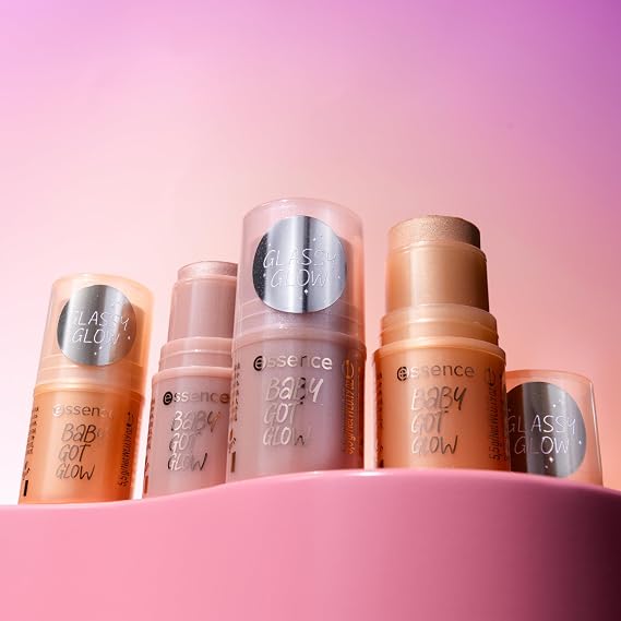 Essence Baby Got Glow Highlighter Stick - 20 Rosy Glaze - 5.5g
