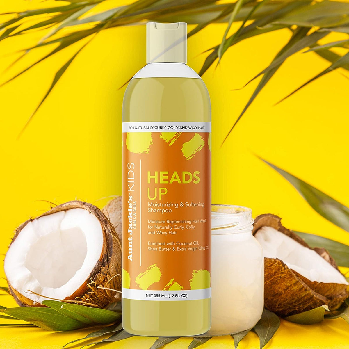 Aunt Jackie'S Kids Heads Up Moisturizing & Softening Shampoo-355ml