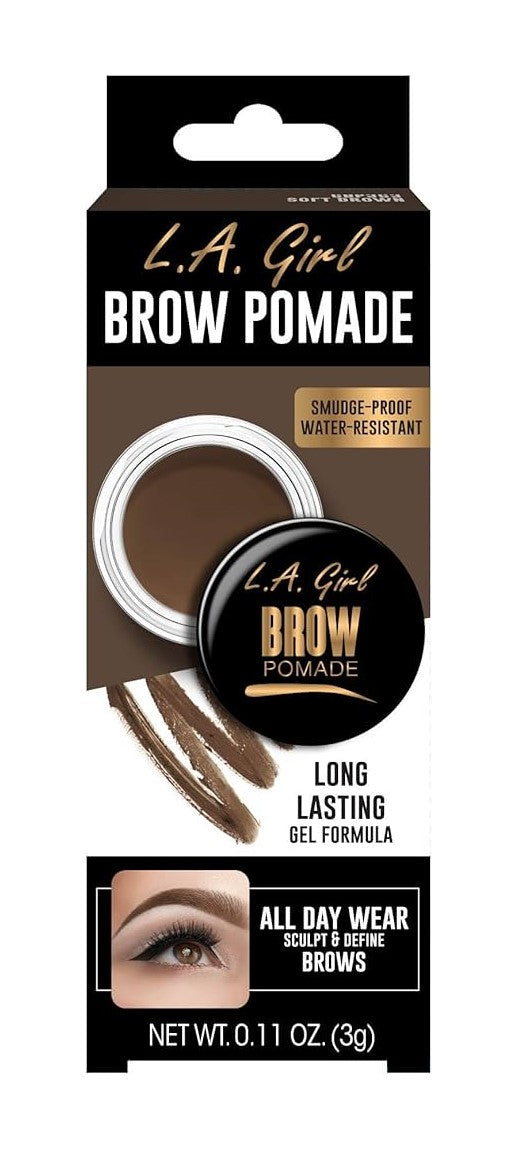 L.A.Girl Brow Pomade Eyebrow Long Lasting Gel Formula Waterproof - Color : GBP362 Taupe