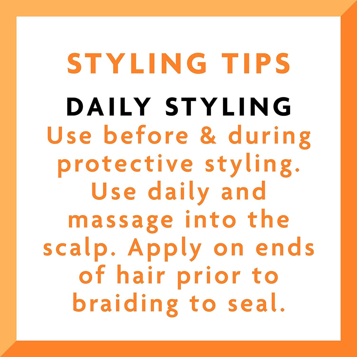 Cantu Protective Styles Hair growth by Angela Daily Oil Drops with Tea Tree Oil-59ml