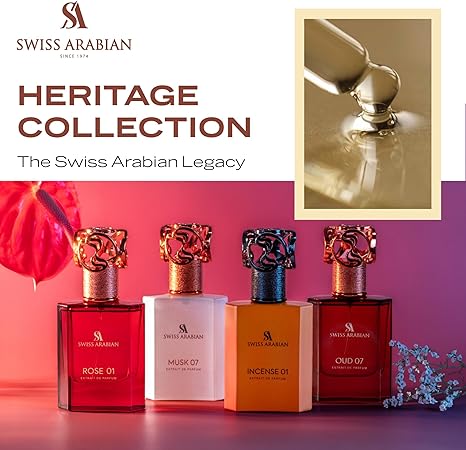 Swiss Arabian Rose 01for Unisex - Extrait de Parfum - 50ml