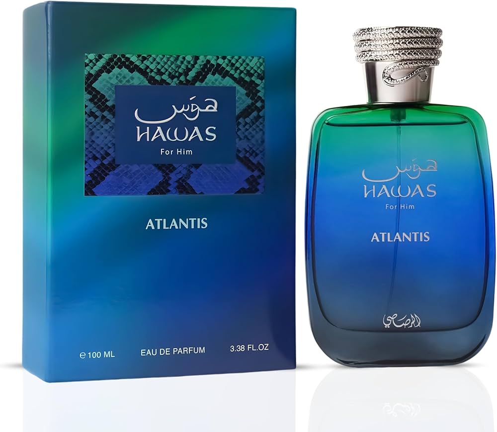 Hawas Atlantis by Rasasi for Men - Eau de Parfum - 100ml