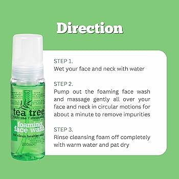 Tea Tree Foaming Face Wash - 200ml