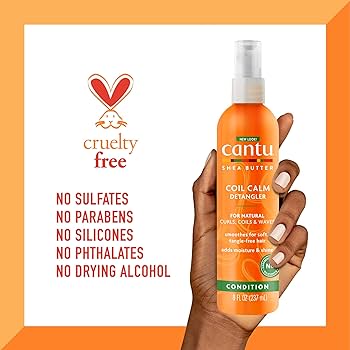 Cantu Shea Butter For Natural Hair Coil Calm Detangler, 237 ml