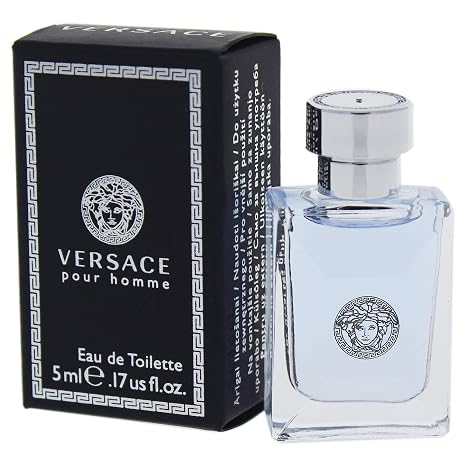 Versace Pour Homme by Versace for Men - Eau de Toilette - 5ml (Travel Size) Flacon