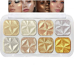 Cool Story 8 Colors Highlighter Makeup Palettes
