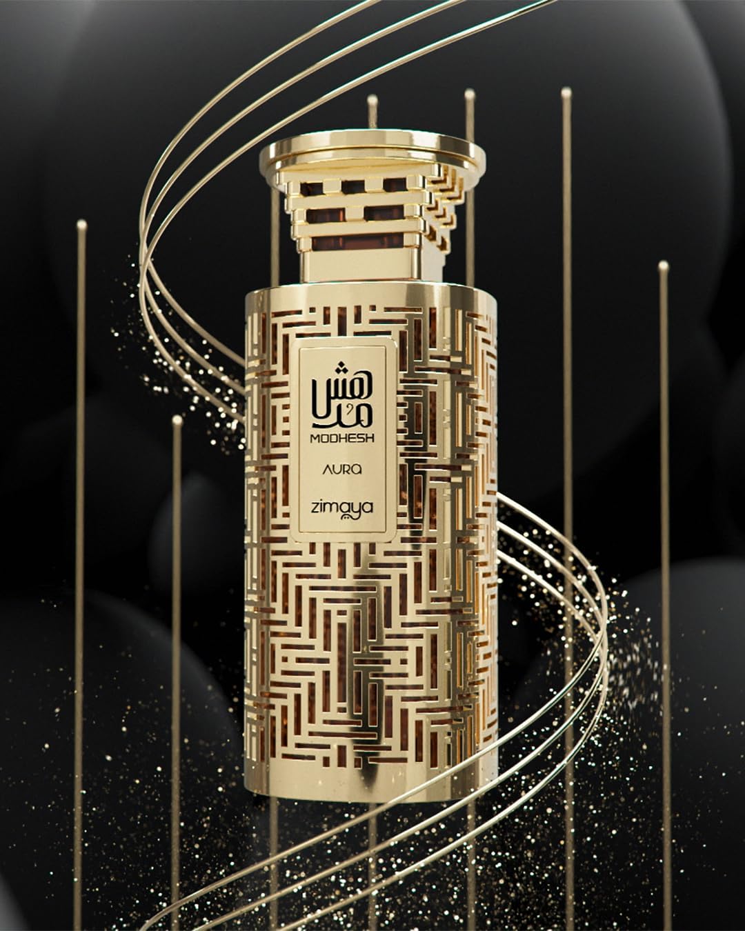 Modhesh Aura by Zimaya for Men - Eau De Parfum - 100ml
