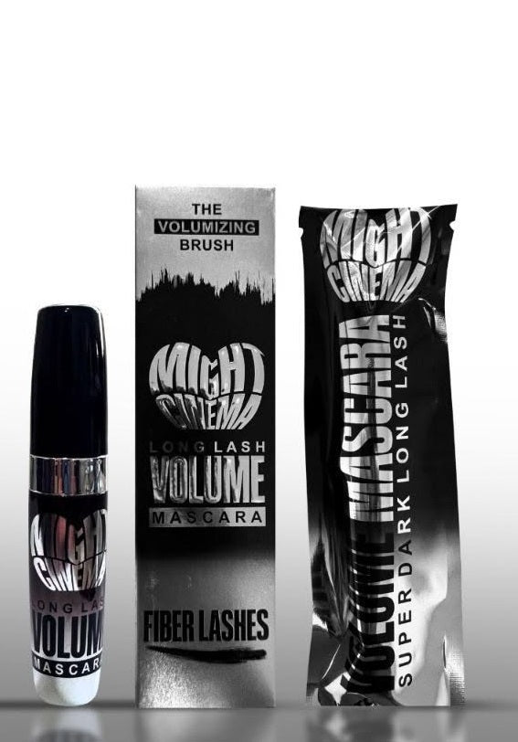 Might Cinema Long Lash Volume Fiber Lashes Mascara - Black