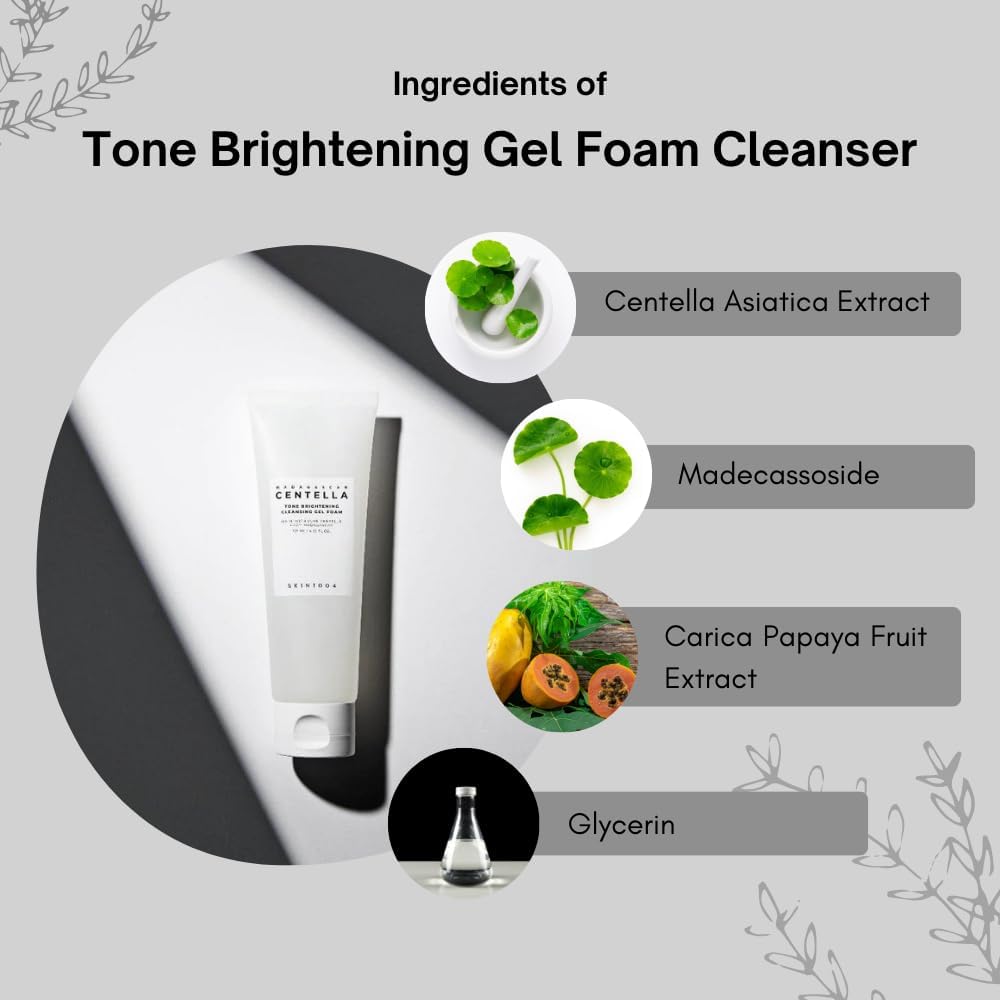 Skin1004 Tone Brightening Cleansing Gel Foam | 125 ml