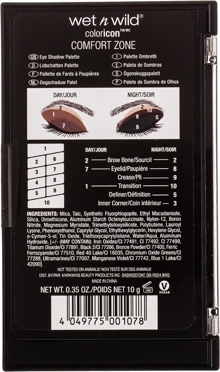 Wet n Wild Coloricon Eyeshadow 10 Pan Palette - E759