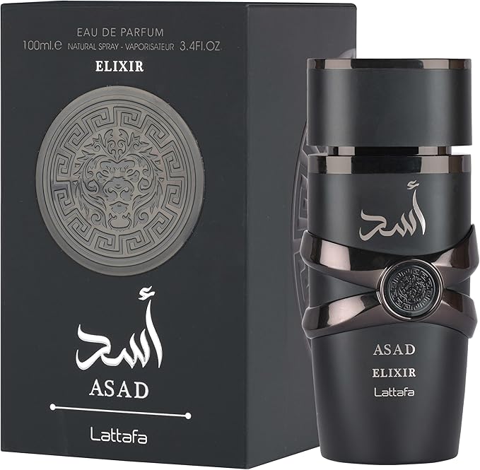 Asad Elixir by Lattafa for Men - Eau de Parfum - 100ml