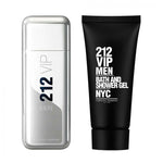 Carolina Herrera 212 Vip For Men Gift Set -100ml Edt Spray, 100ml Bath And Shower Gel