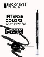 Flormar Smoky Eyes Waterproof Eyeliner - Black