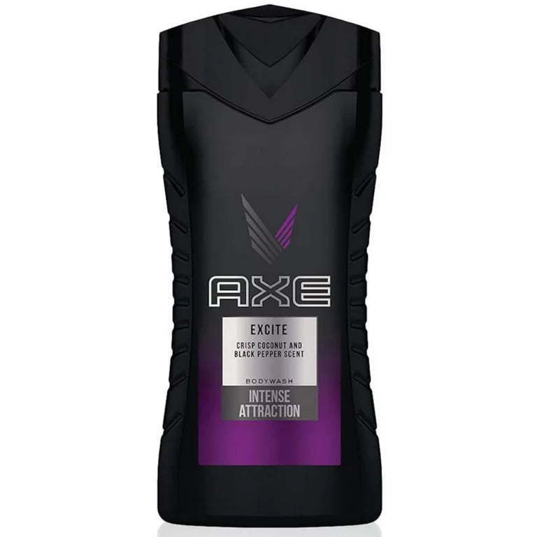 AXE Excite "رائحة جوز الهند المنعش والفلفل الأسود" Intense Attraction - غسول للجسم، حجم XL - 400 مل