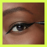 قلم تحديد العيون تاتو ستوديو من مايبيلين، مقاوم للماء والتلطخ، يدوم حتى 24 ساعة، أسود غامق،