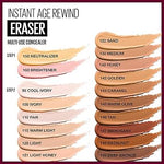 Maybelline Instant Age Rewind Eraser Dark Circles Treatment Multi-Use Concealer – 115 Warm Light (Packaging May Vary)