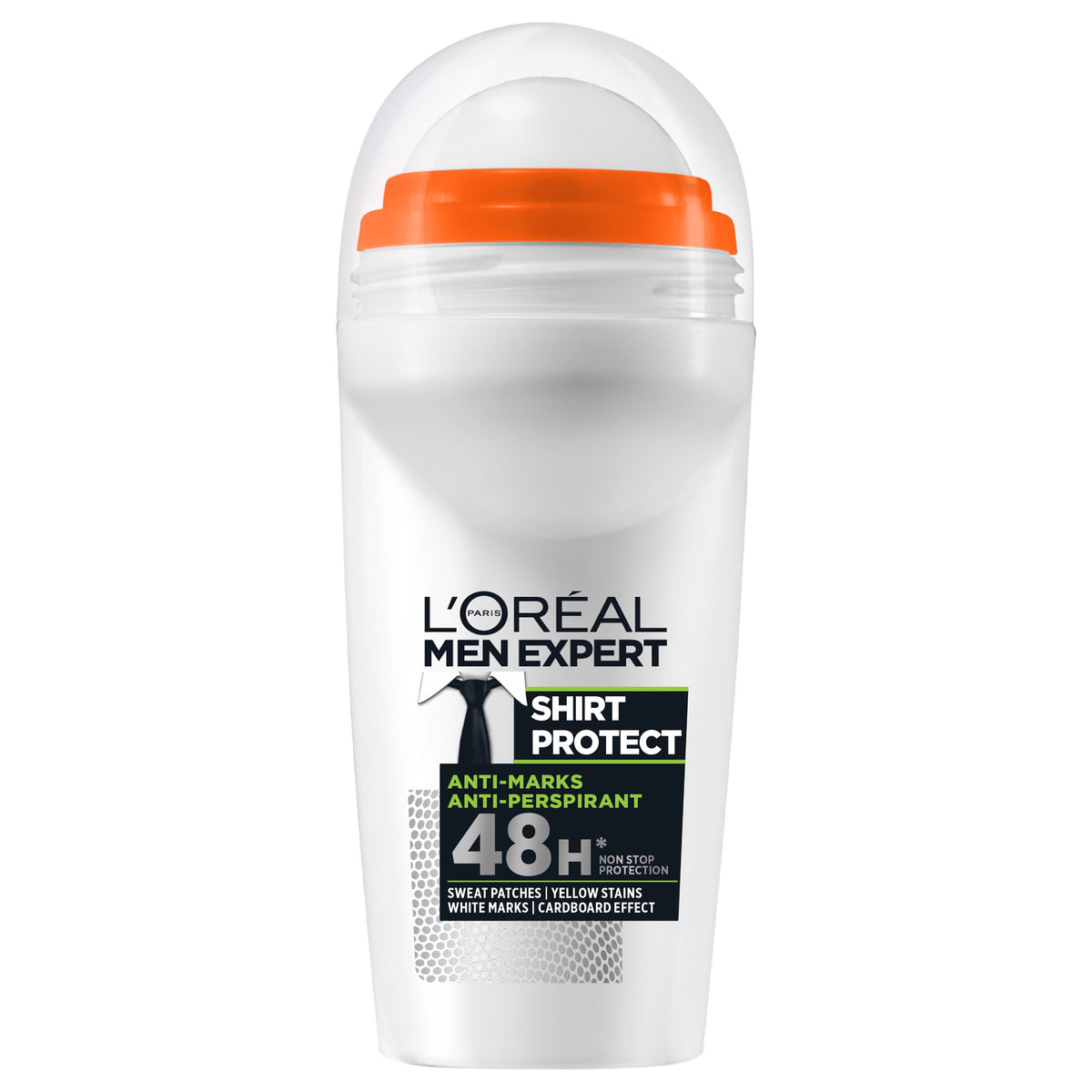 L'oreal XXL Ball Shirt Protect Mark Fighting 48H Deodorant Roll on Protects from Sweat Patches | Yellow Stains | White Marks- 50ml