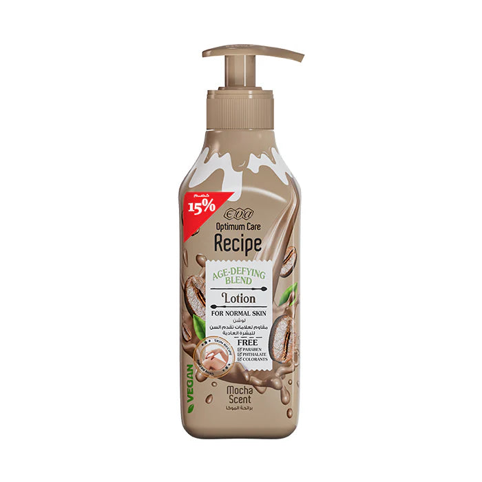 Eva Cosmetics Optimum Care Age-Defying Body Lotion for Normal Skin – Mocha Scent – 370ml