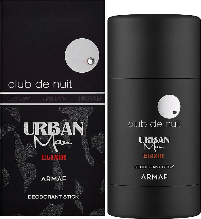 Club de Nuit Urban Man Elixir Deodorant Stick by Armaf for Men - 75g