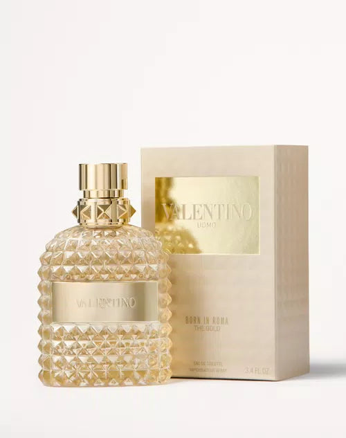 Valentino Uomo "The Gold" Born In Roma - Eau de Toilette - For Men - 100 Ml